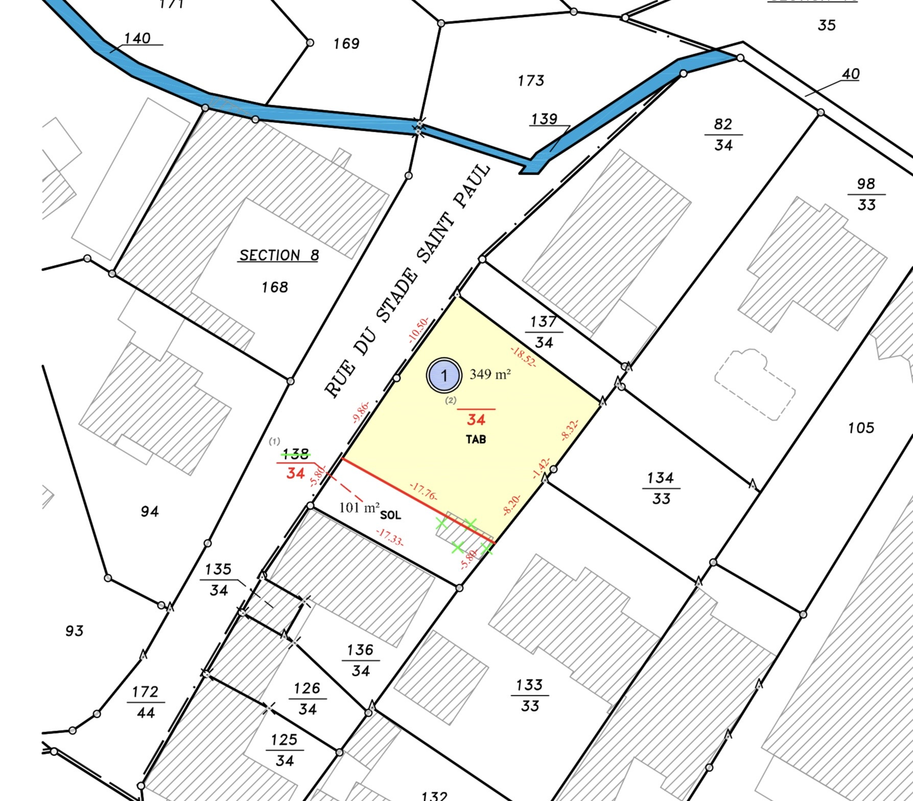 La Wantzenau, beau terrain de 349m2