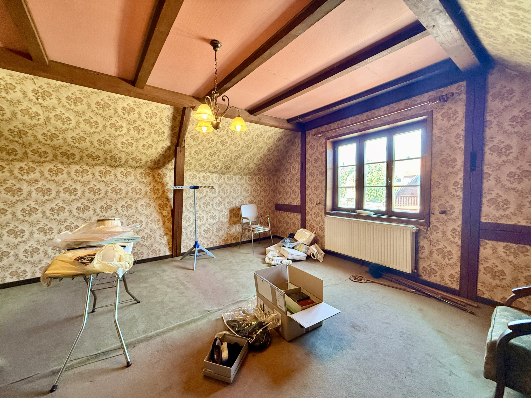 GEUDERTHEIM , Maison 5 pièces de 125 m2 avec grange et jardin sur 4,88 ares
