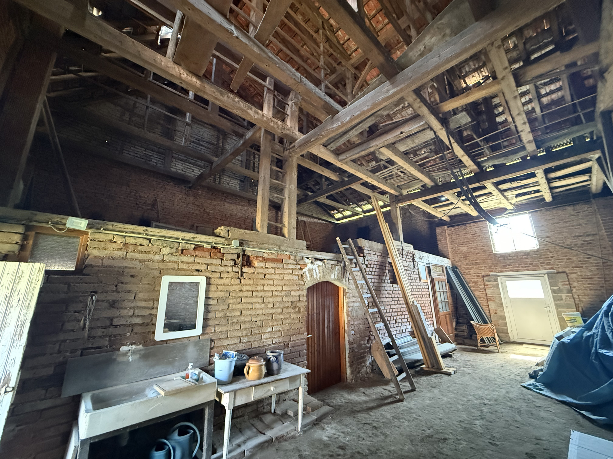 GEUDERTHEIM , Maison 5 pièces de 125 m2 avec grange et jardin sur 4,88 ares