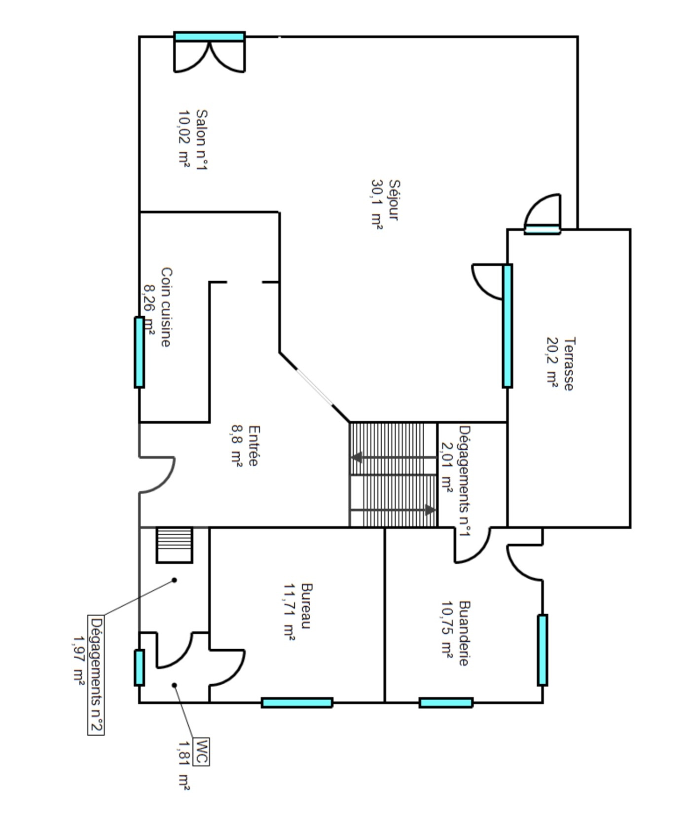 À saisir à Mundolsheim   Maison 5 pièces de 137 m2 habitables sur terrain verdoyant de 16,45 ares avec piscine