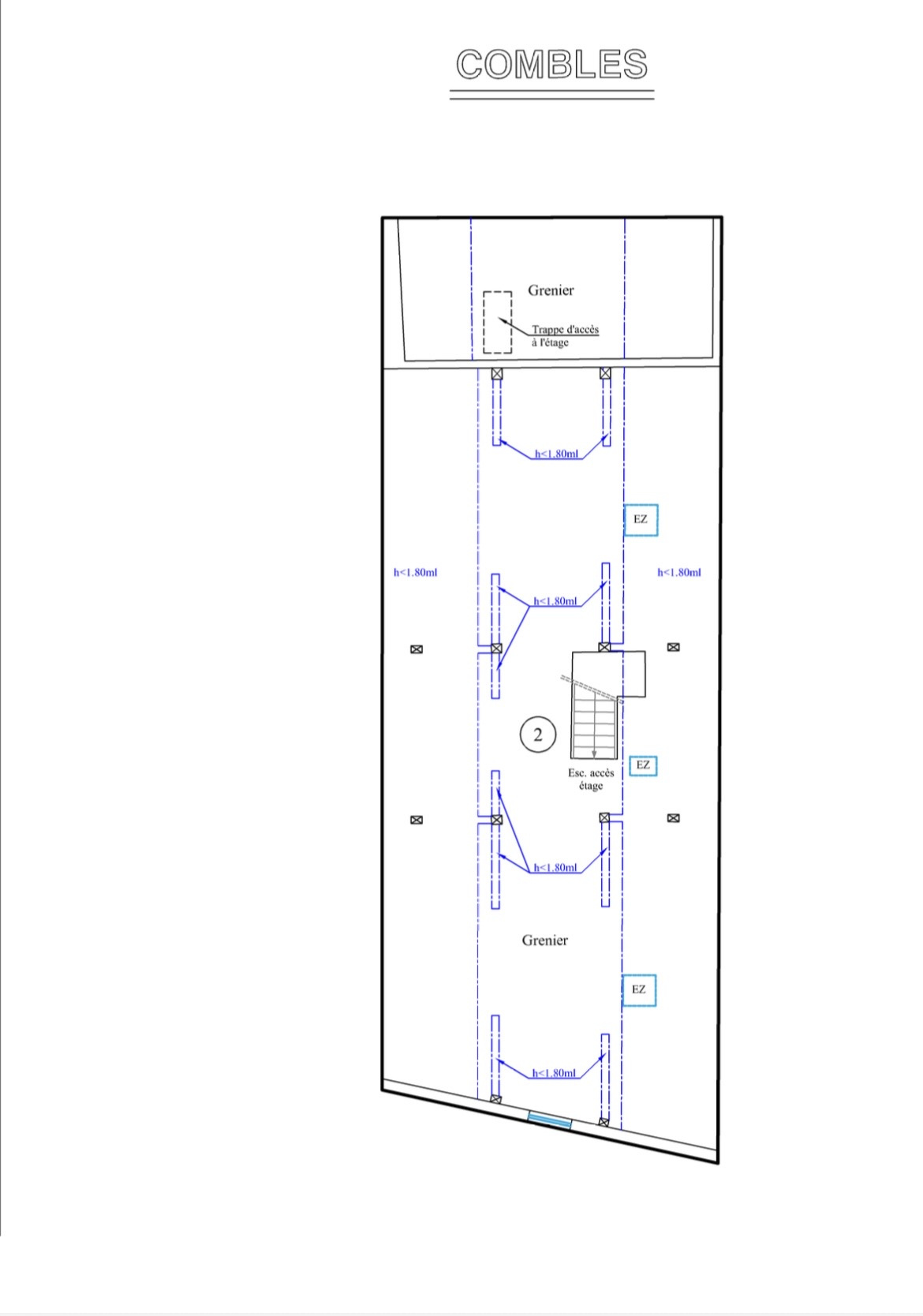 Hoerdt, Beau F3 de 76m2 + 45m2 de combles.